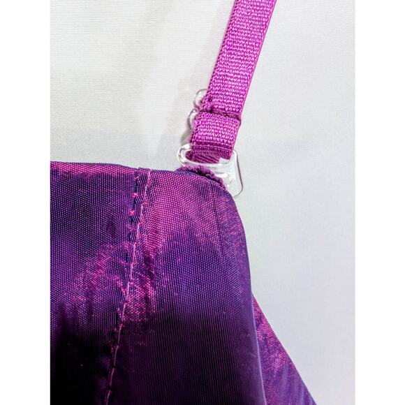 Stella M’Lia Purple Tiered Ruffle Party Dress Girls OS (Fits Like 10/12) NWT - Picture 3 of 6